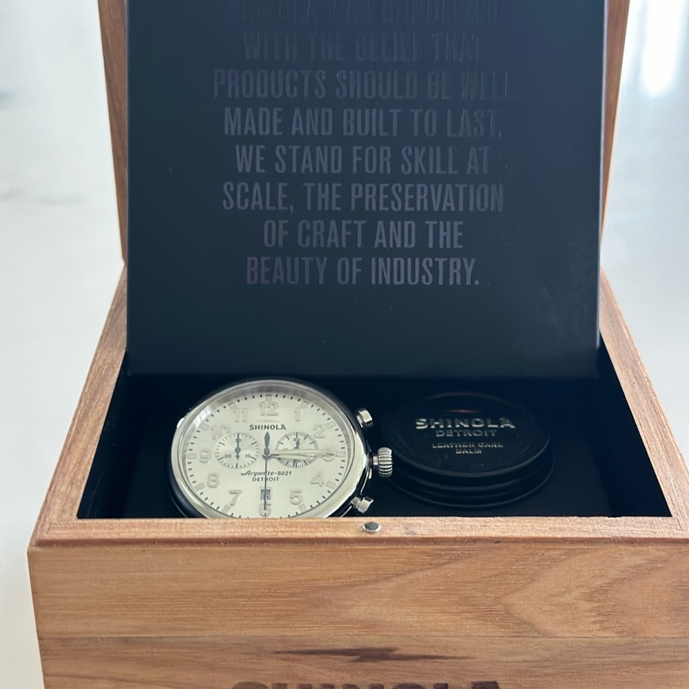 Shinola 47mm Chrono Argonite-5021 Watch